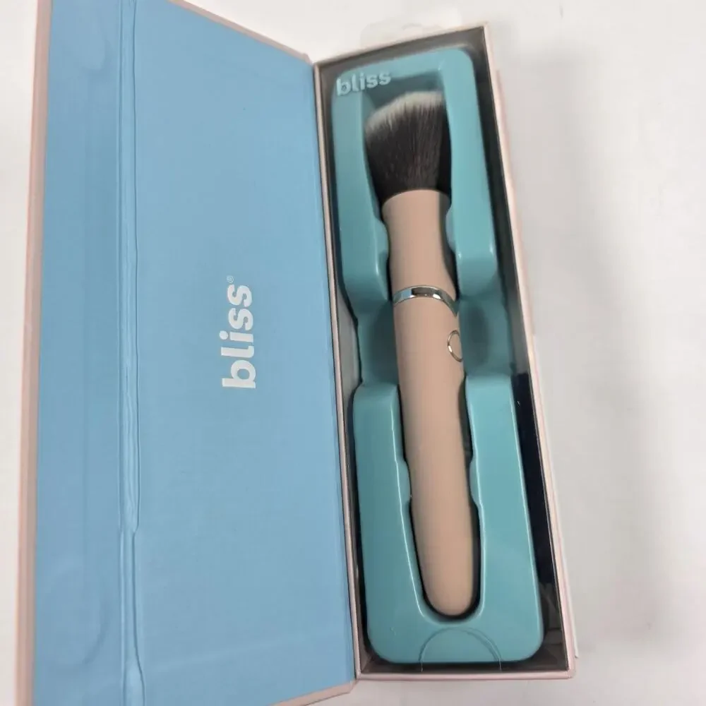 Bliss Antimicrobial Sonic Technology Makeup Brush Rosegold Rescue-New